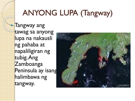 anyong lupa tangway|Mga Anyong Lupa .
